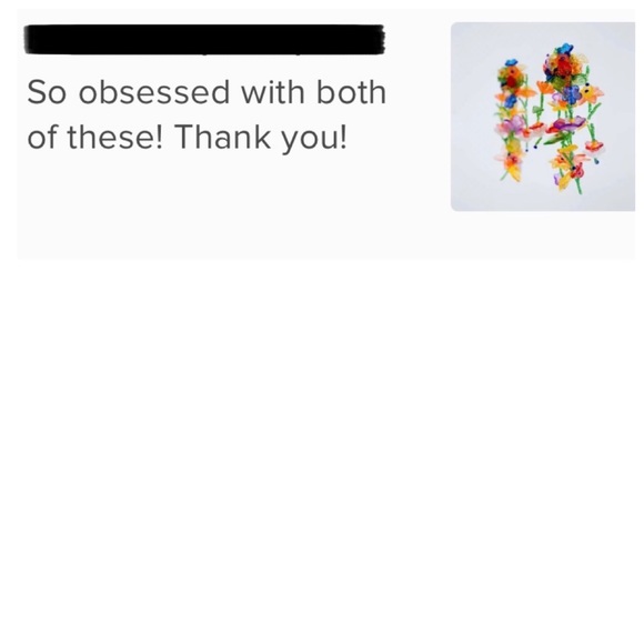 🍋2/$30 New Zara Cascading Flower Drop Earrings - Picture 8 of 8